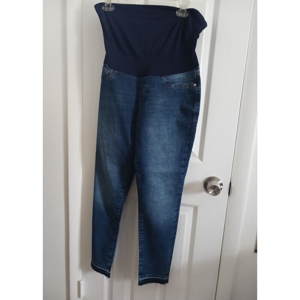 Mavi Vanessa Skinny Maternity Jeans size 32 Dark Wash Classic Nwot Womens